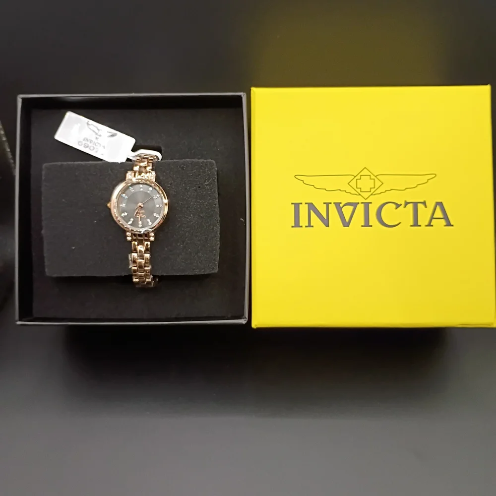 Invicta Women's Rose Gold and Gray Watch